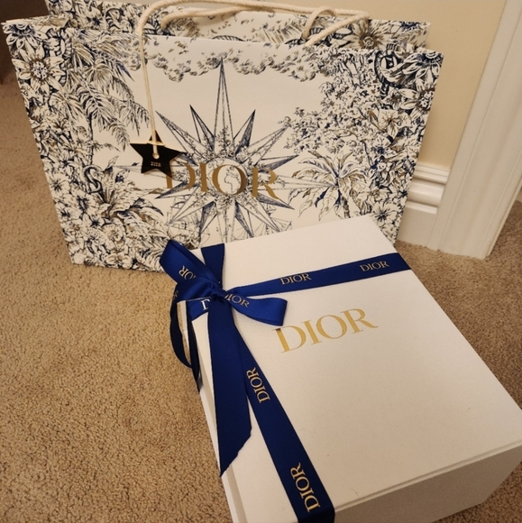 New Exotic Mini Lady Dior Lizard Cloud Blue - Picture 2 of 2